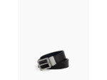 Ceinture réversible homme avec boucle rectangle en cuir lisse