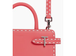Petit sac à main Emilie en cuir grainé et lisse