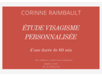 Carte cadeau étude visagisme personnalisée de 60 min