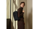Sac à dos zippé Charles en cuir grainé