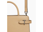 Sac à main moyen modèle Emilie en cuir grainé