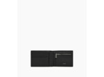 Portefeuille zippé horizontal Lucien en cuir grainé