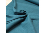 Sélection Coup de Coudre - Tissu Toile de Pur Lin Uni Bleu Pétrole