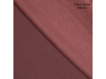 Fibre Mood - Tissu Jersey Sweat de Coton Gratté "Boréal" Uni Couleur Marron