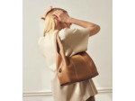 Sac porté épaule moyen modèle Juliette en cuir grainé