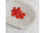 Atelier Brunette - Bouton Classic Shine Poppy Tangerine - 15 mm