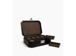 Coffret 6 montres et boutons de manchettes en cuir