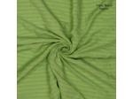 Fibre Mood - Tissu Jacquard "Marisol" Mélange de Viscose et Lin avec Rayures en Relief Vert Clair - Coupon