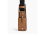 Petite sacoche zippée Emile en cuir grainé