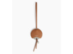 Miroir charms en cuir grainé