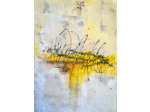 Tableau - Acrylique sur toile – Abstraction Calligraphique - 97x130 cm