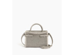 Sac à main moyen modèle Emie en cuir lisse tressé