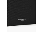 Portefeuille zippé horizontal Lucien en cuir signature T