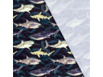 Sélection Coup de Coudre - Tissu Maille Maillot de Bain Imprimé Requins