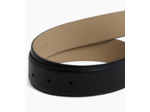 Ceinture homme avec boucle rectangle en cuir lisse