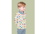 Sélection Coup de coudre - Popeline de Coton Motif Briques de Construction Multicolores