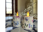 Petite bougie Led papier italien