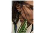 Boucles d'oreilles perles de Tahiti 8/9mm et diamants 0,020cts