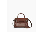 Sac à main moyen modèle Emie en cuir lisse et nubuck