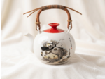THÉIÈRE PORCELAINE ANSE BAMBOU 1L
