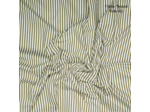 Fibre Mood - Tissu Popeline de Coton "Milena" Imprimé Rayures Kaki