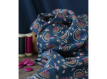 Singulière par Cousette - Tissu Viscose Imprimé "Indira Anthracite"
