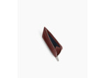 Porte cartes zippé Albertine en cuir lisse