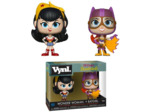 figurines pack 2 DC Bombshells  Vnyl. Wonder Woman + Batgirl 10 cm