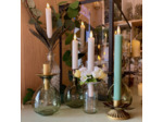 Porte-bougie carafe Or / Blanc