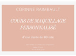 Carte cadeau cours de maquillage