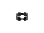 Bague Herbelin Cap Camarat en céramique noire polie et sablée