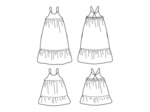 Ikatee – Patron Enfant Blouse ou Robe "Léna" de 3 à 12 ans