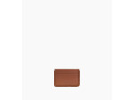 Porte cartes Emilie en cuir grainé avec surpiqûres