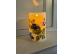 Bougie Led en cire Fleurs Séchées