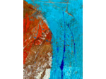 « Zone secondaire » - Acrylique sur toile - 70x25 cm