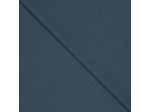 Fibre Mood - Tissu Seersucker "Logan" Uni Couleur Denim Foncé