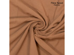 Fibre Mood - Tissu Aspect Tencel en Viscose Melangé  "Nova" Uni Couleur Caramel