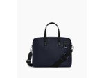 Porte documents 15" Basile en toile nylon et cuir lisse
