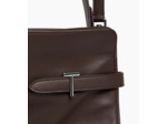 Sac porté épaule modèle maxi Emie en cuir lisse et nubuck