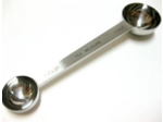 CUILLÈRE À MESURE DOUBLE EN INOX