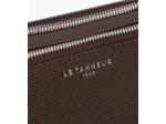 Petite sacoche 2 compartiments Emile en cuir signature T