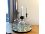 Porte-bougie carafe petite fleur