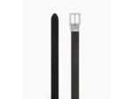 Ceinture réversible homme avec boucle rectangle en cuir lisse
