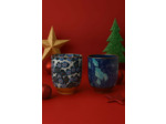 SET 2 TASSES ÉVENTAILS  - JAPON
