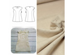 Christine Charles – Kit Couture Robe Yselda Uni Couleur Ecru