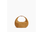 Petit sac hobo Juliette en cuir refente de velours