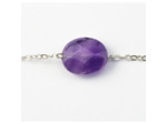 Bracelet Argent 925 Et Améthyste