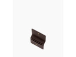 Petit porte cartes à rabat Louison en cuir lisse
