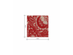 Singulière par Cousette - Tissu Viscose Imprimé "Maarinsky" Rouge brique