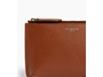 Pochette zippée petit modèle CCA en cuir